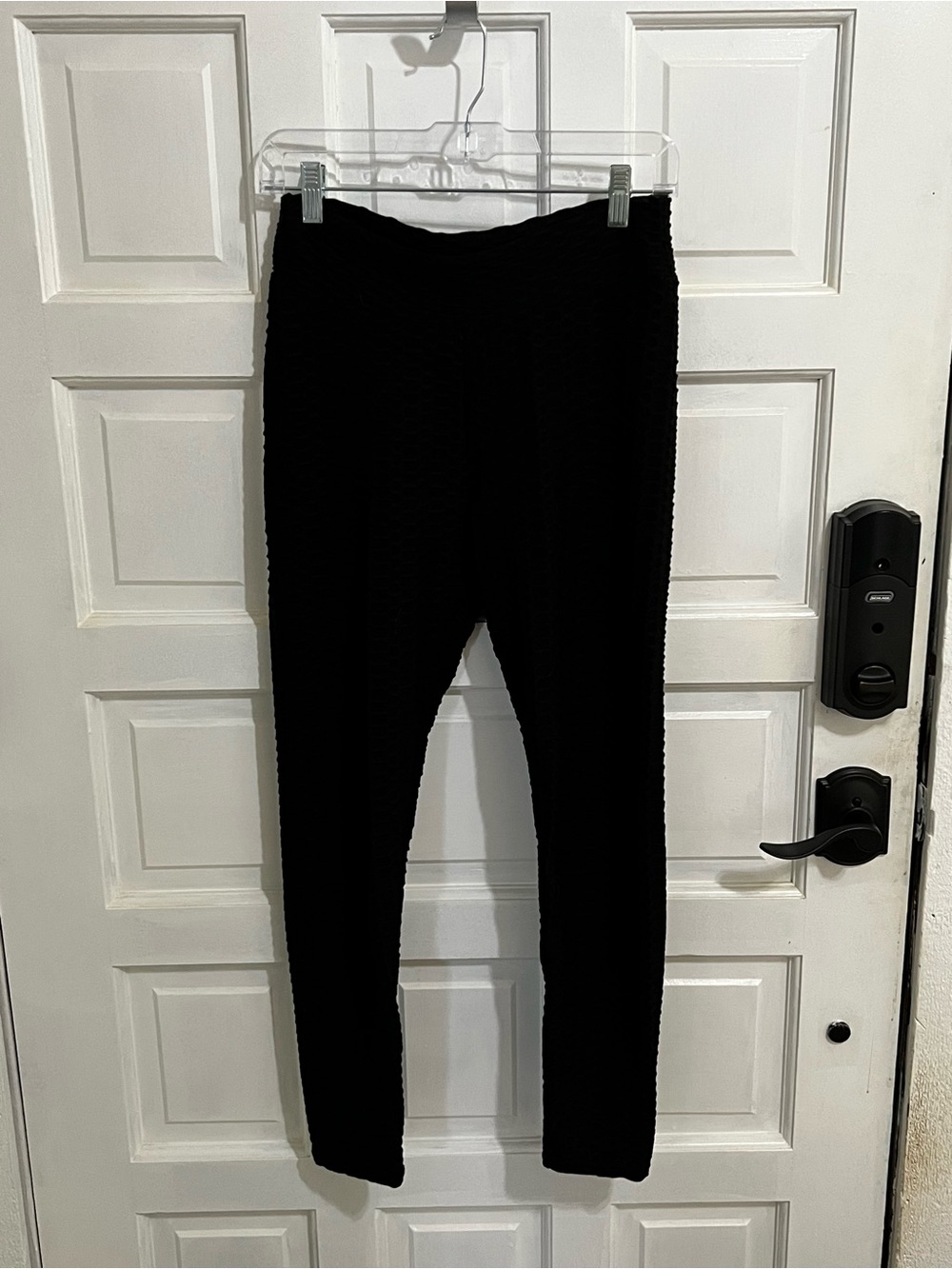Source Unknown Black Textured Leggings